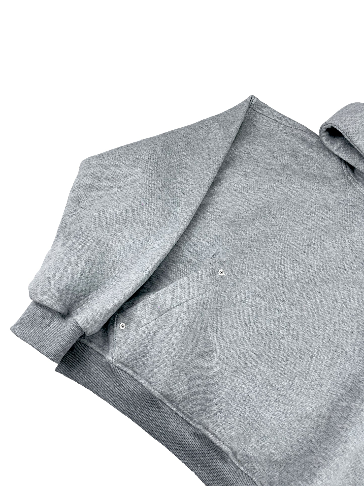 BLANCEAU - Gray Zipper Hoodie