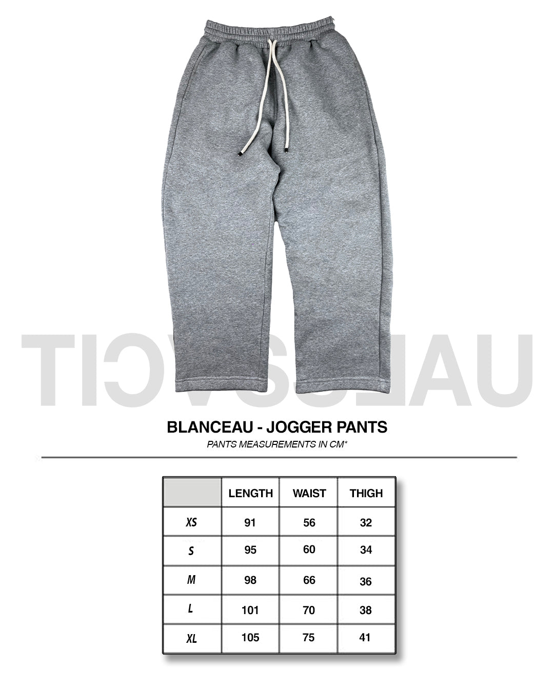 BLANCEAU - Black Jogger Pants