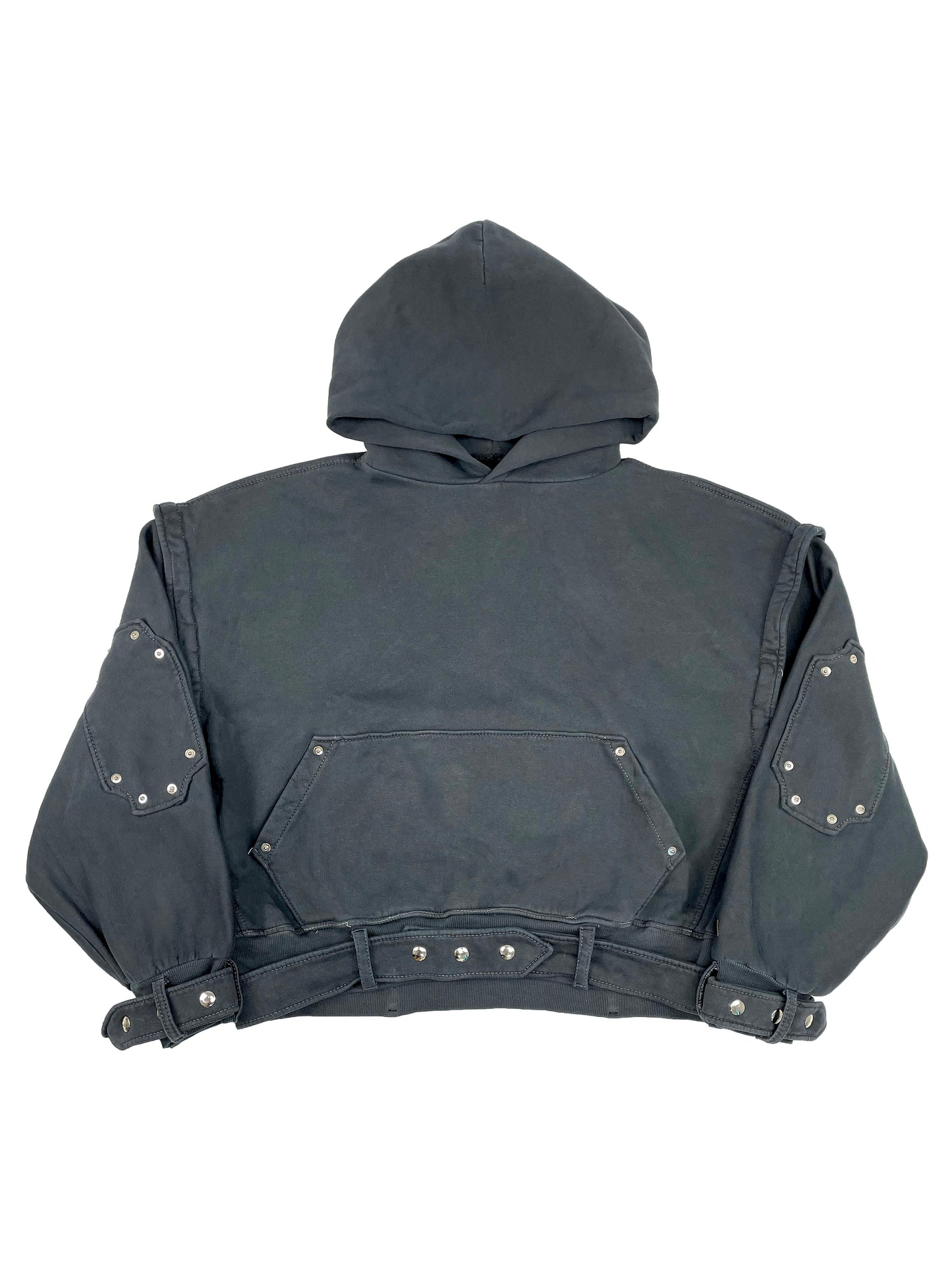 ABSENT CHATTELS - Gray Washed Hoodie