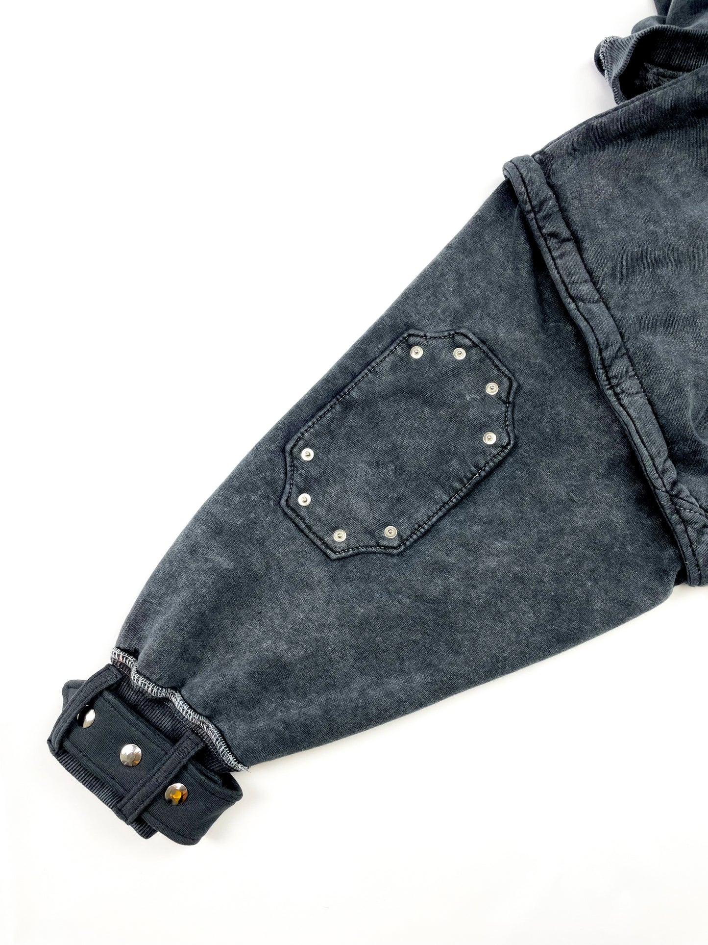 ABSENT CHATTELS - Black Washed Sweatshirt.