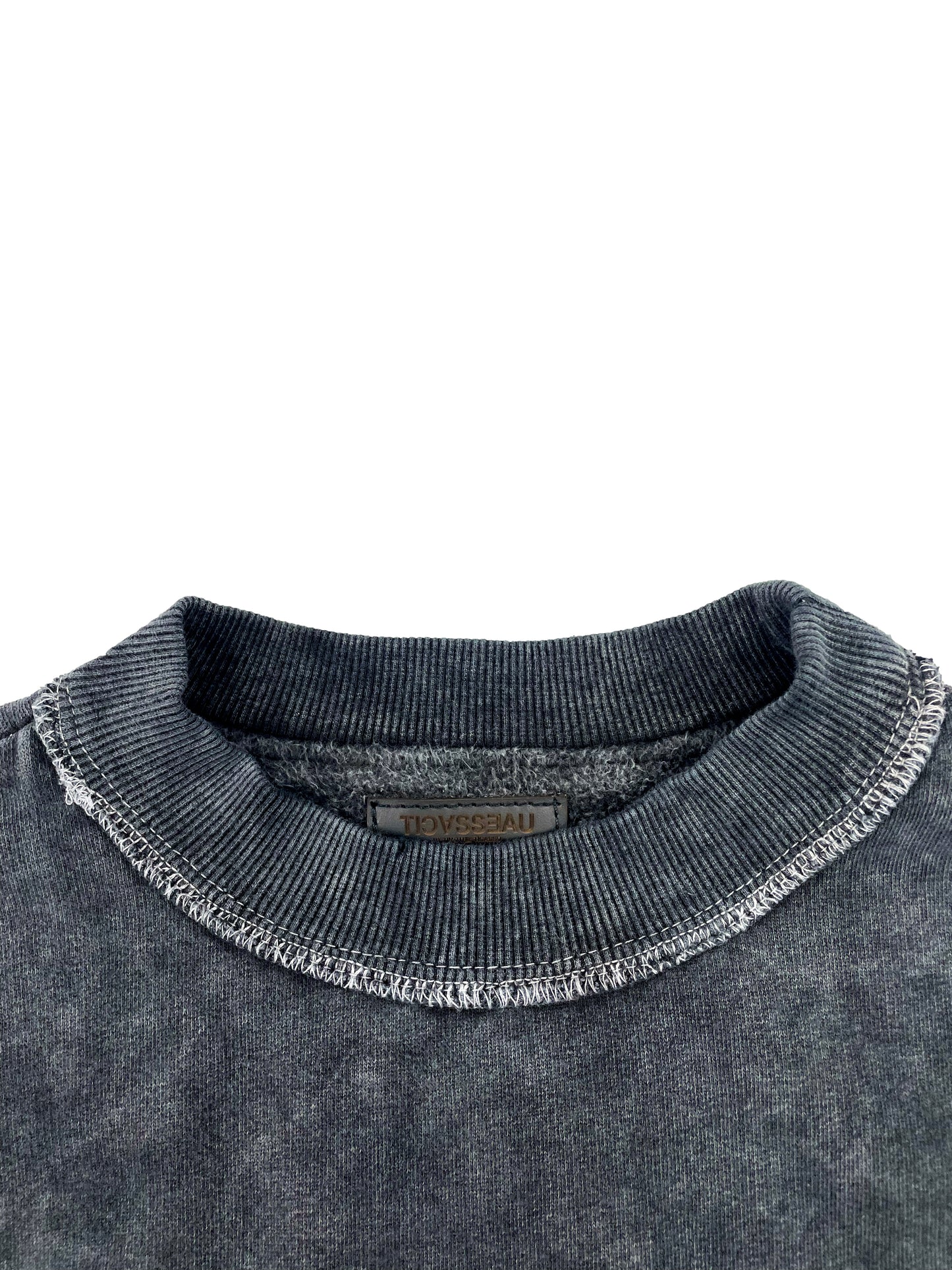 ABSENT CHATTELS - Black Washed Sweatshirt.