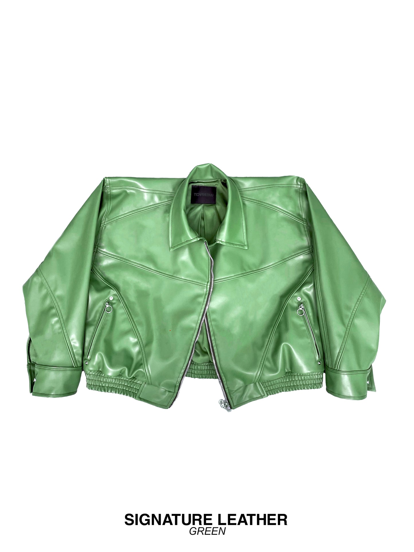 SIGNATURE LEATHER 1.0 - Leather Cropped Jacket