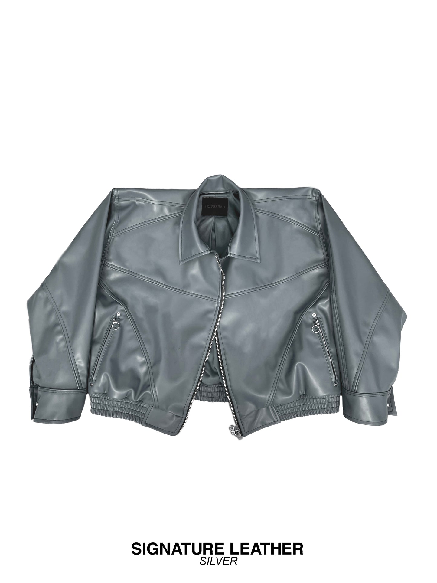 SIGNATURE LEATHER 1.0 - Leather Cropped Jacket