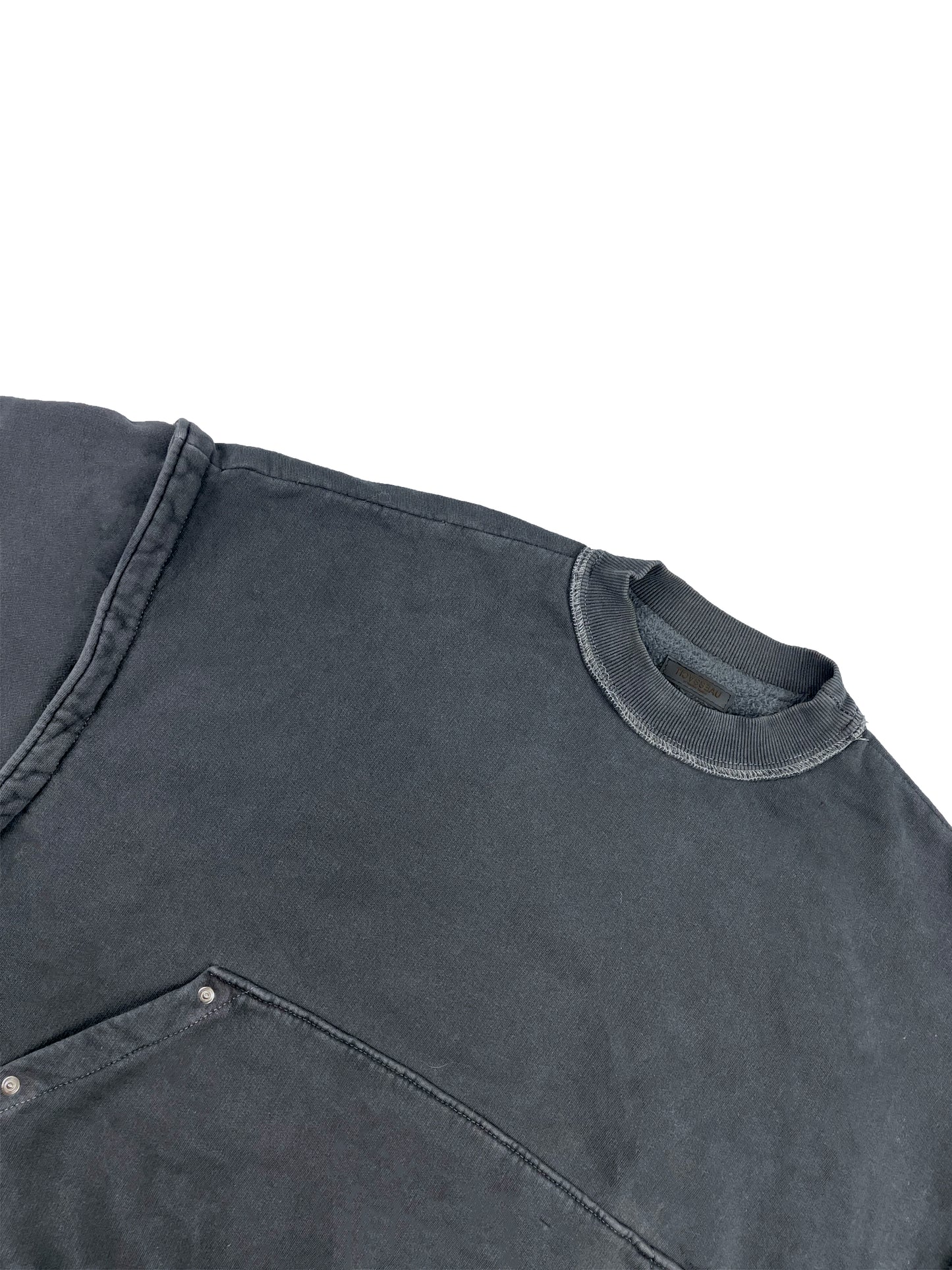 ABSENT CHATTELS - Gray Washed Sweatshirt
