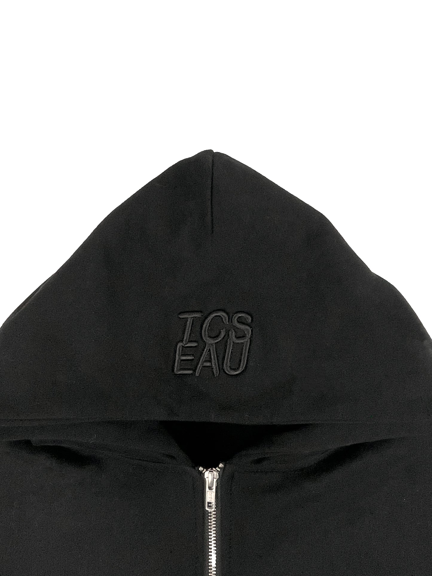 BLANCEAU - Black Zipper Hoodie