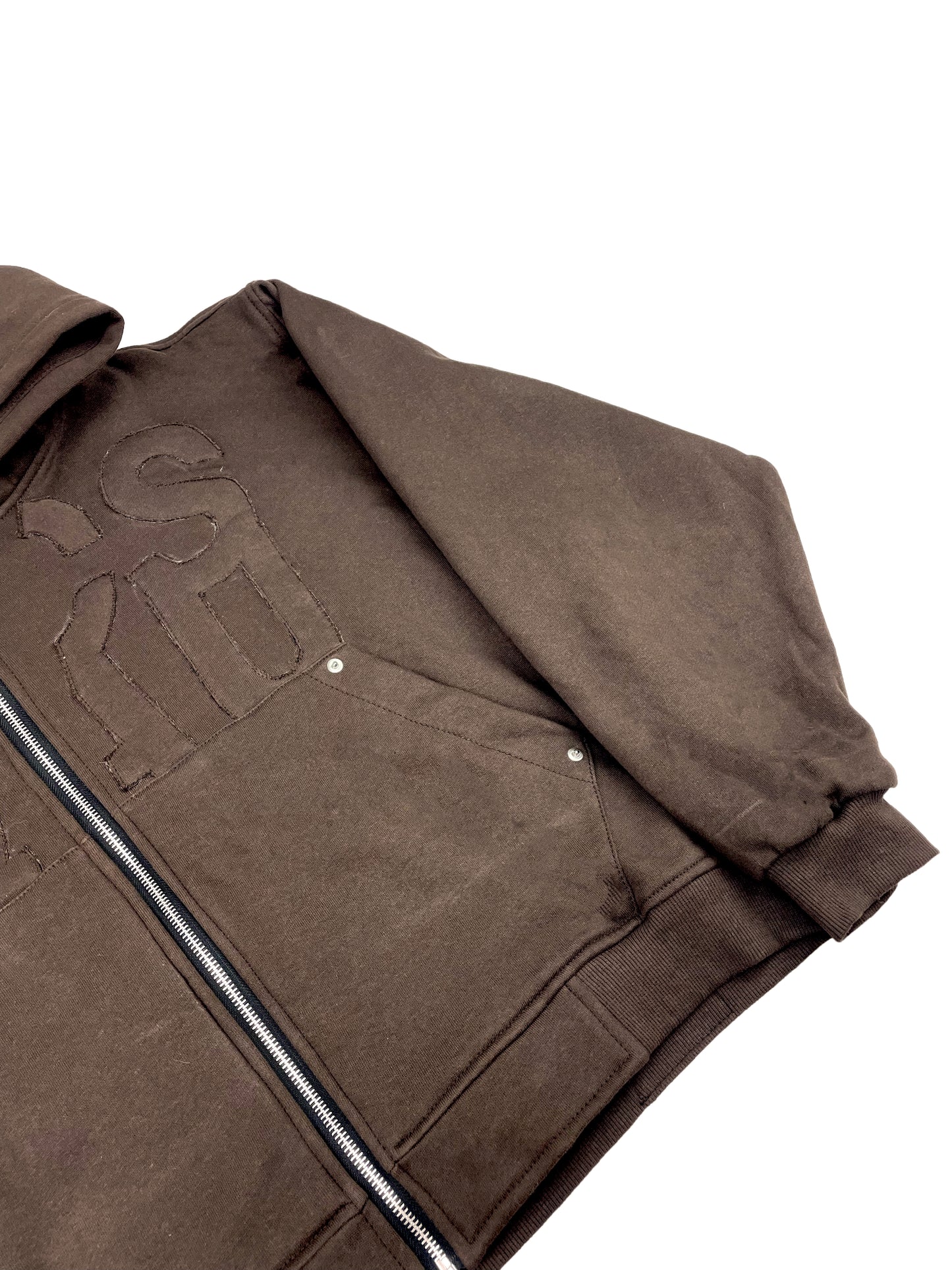 BLANCEAU V2 - Cocoa Brown Zipper Hoodie