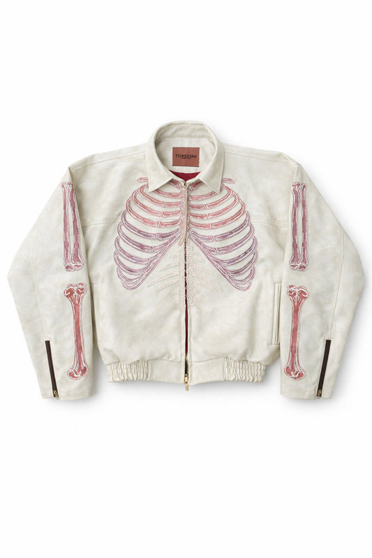 IVORY ANATOMY - Leather Jacket