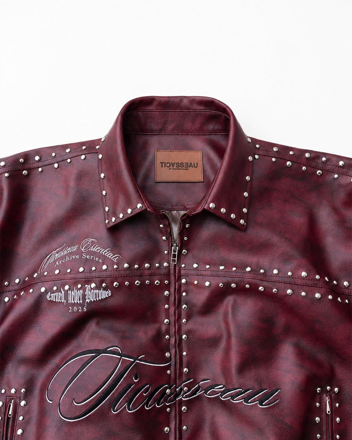 CONSTRUCTED FORM - Leather Jacket