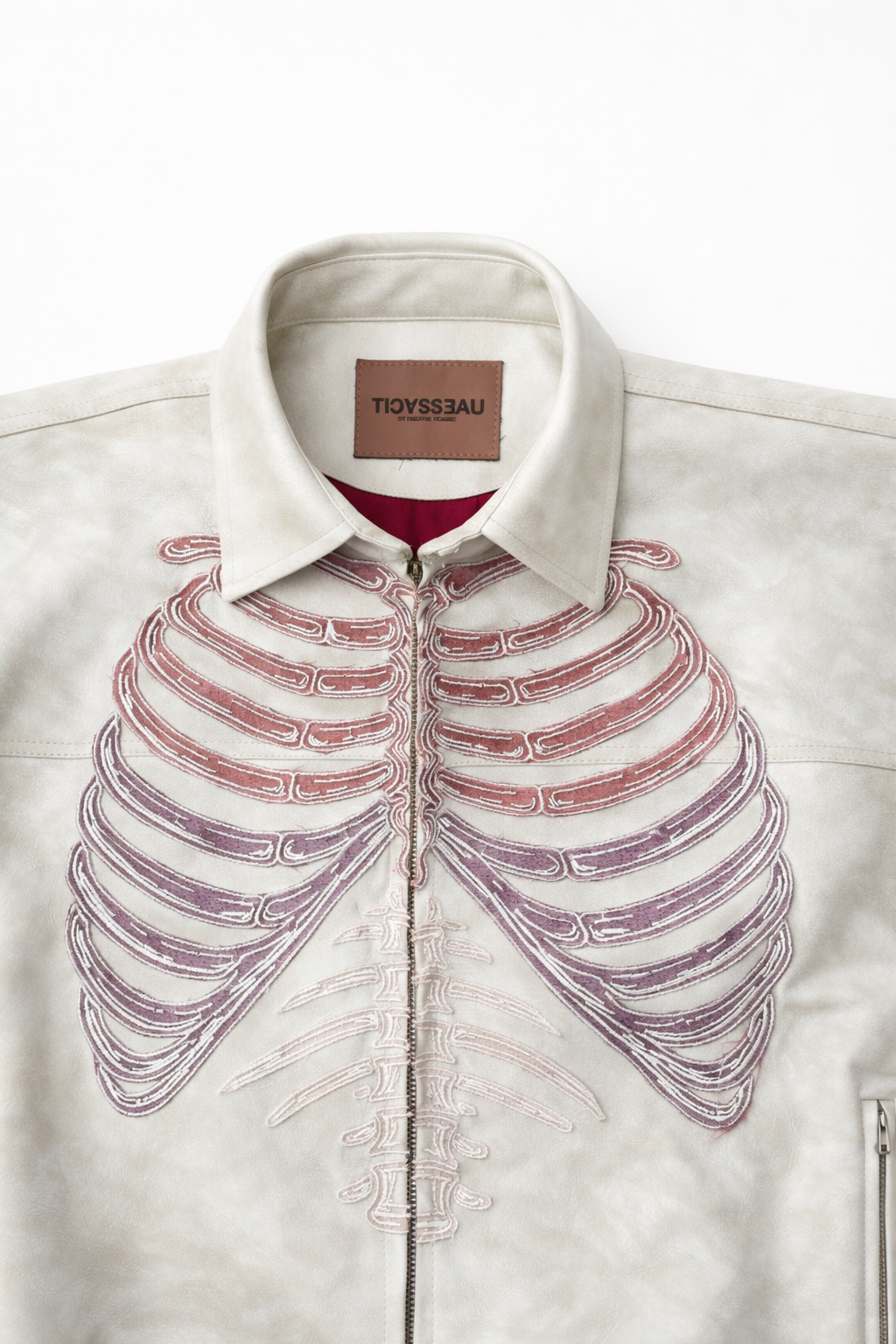 IVORY ANATOMY - Leather Jacket