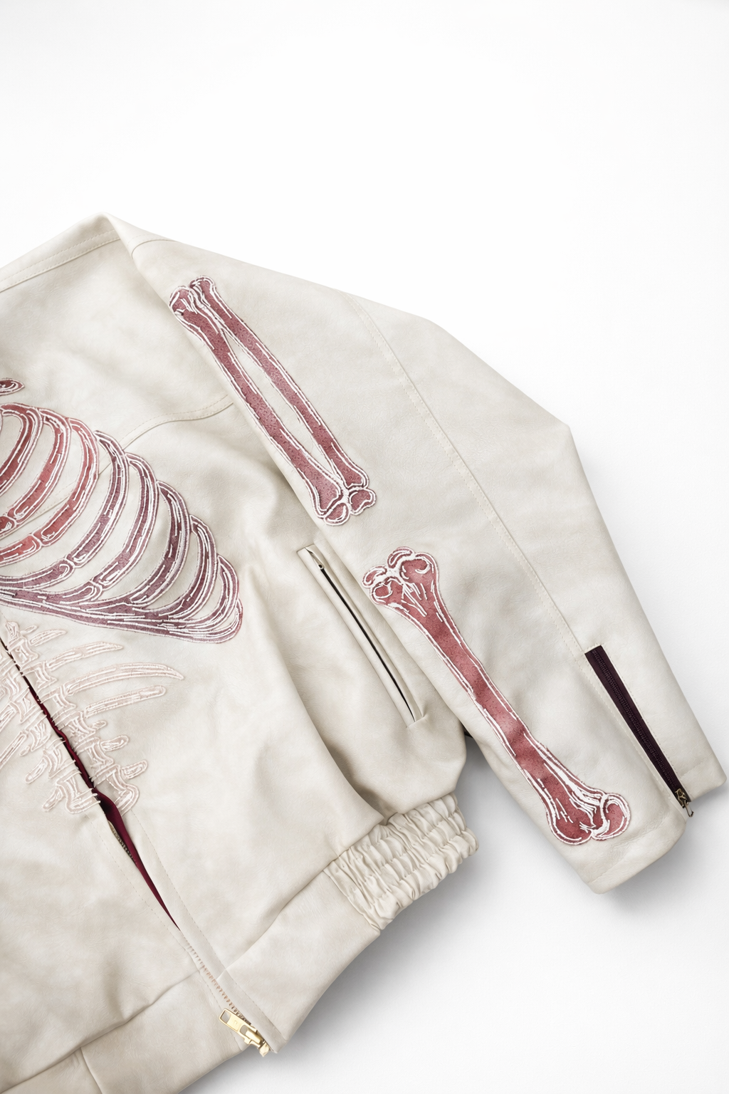 IVORY ANATOMY - Leather Jacket