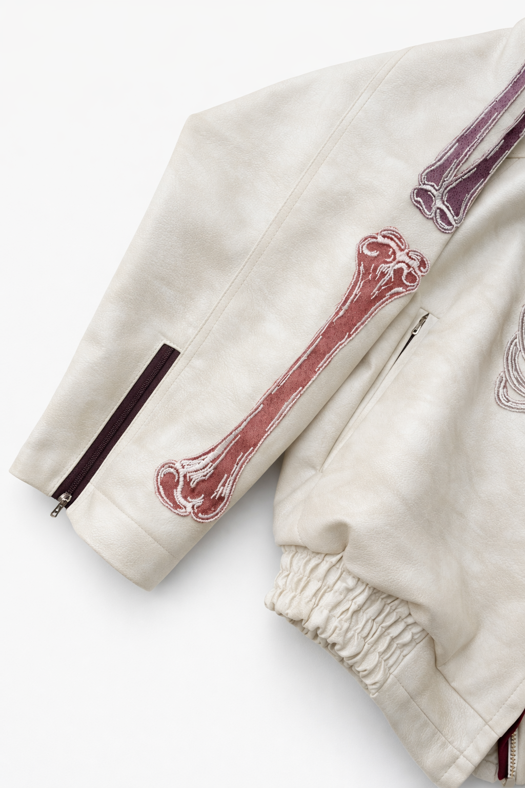 IVORY ANATOMY - Leather Jacket