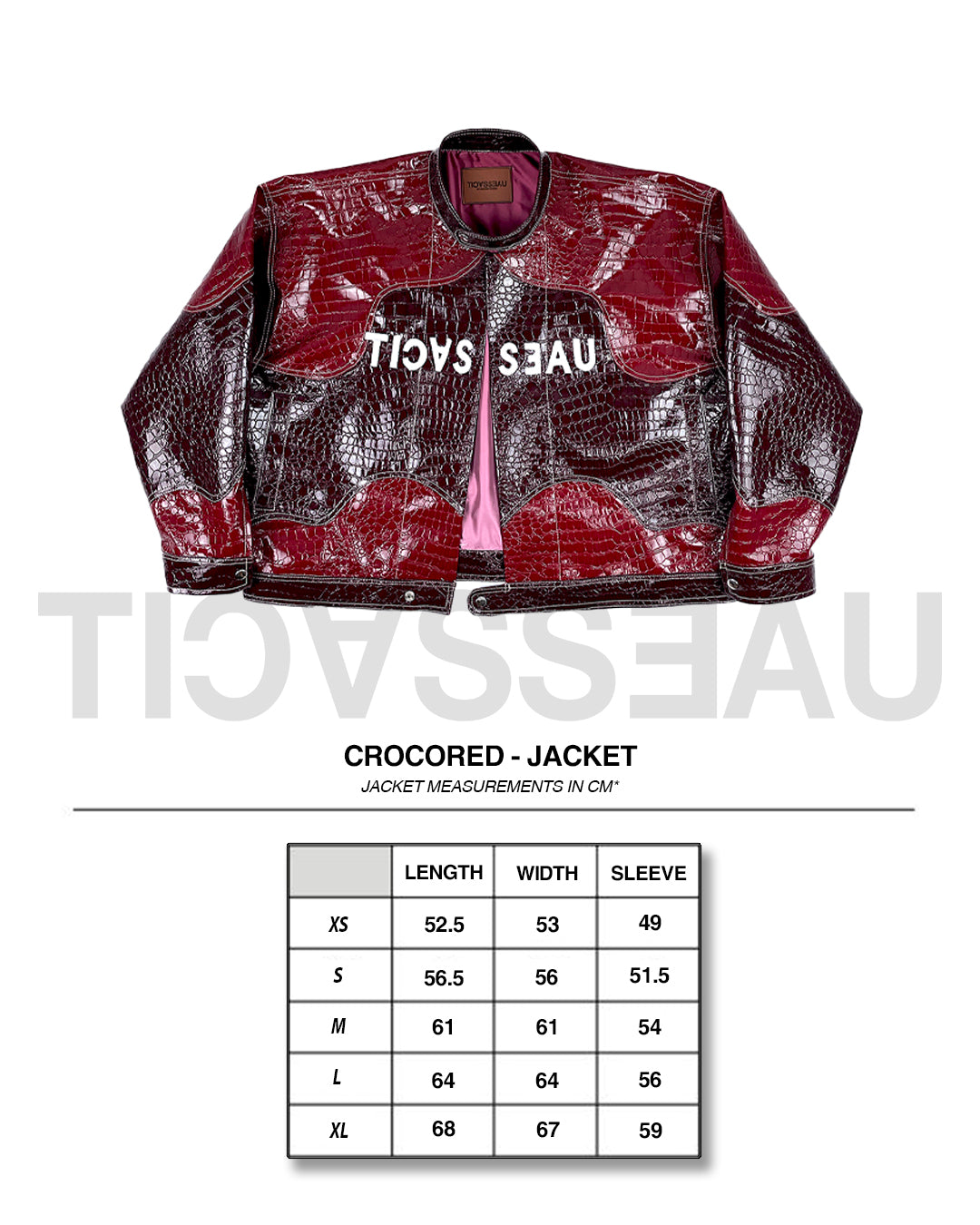 CROCORED - Crocodile Leather Jacket