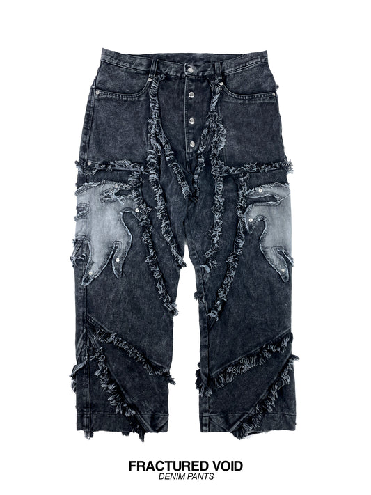 FRACTURED VOID - Denim Pants