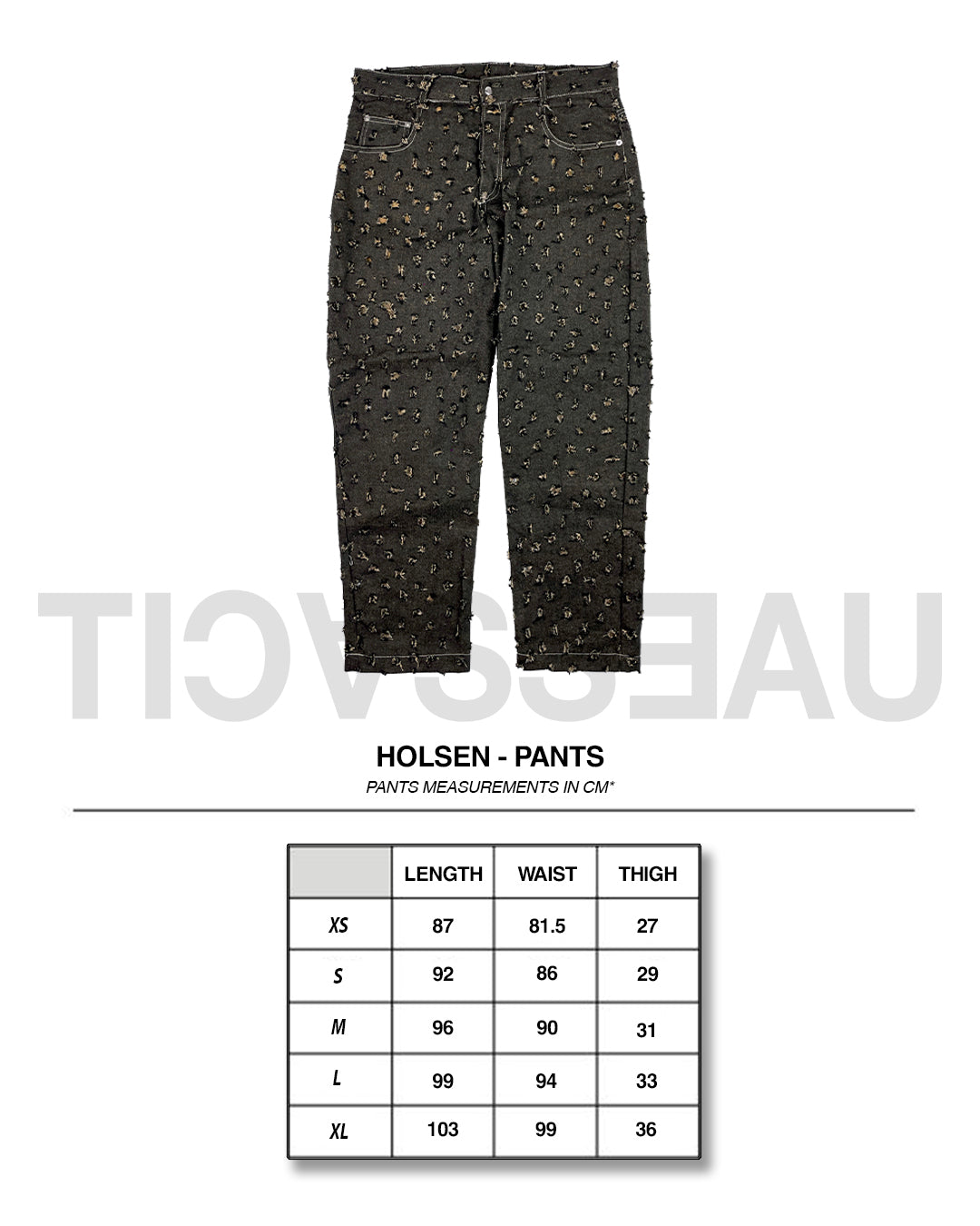 HOLSEN - Black Ripped Jeans