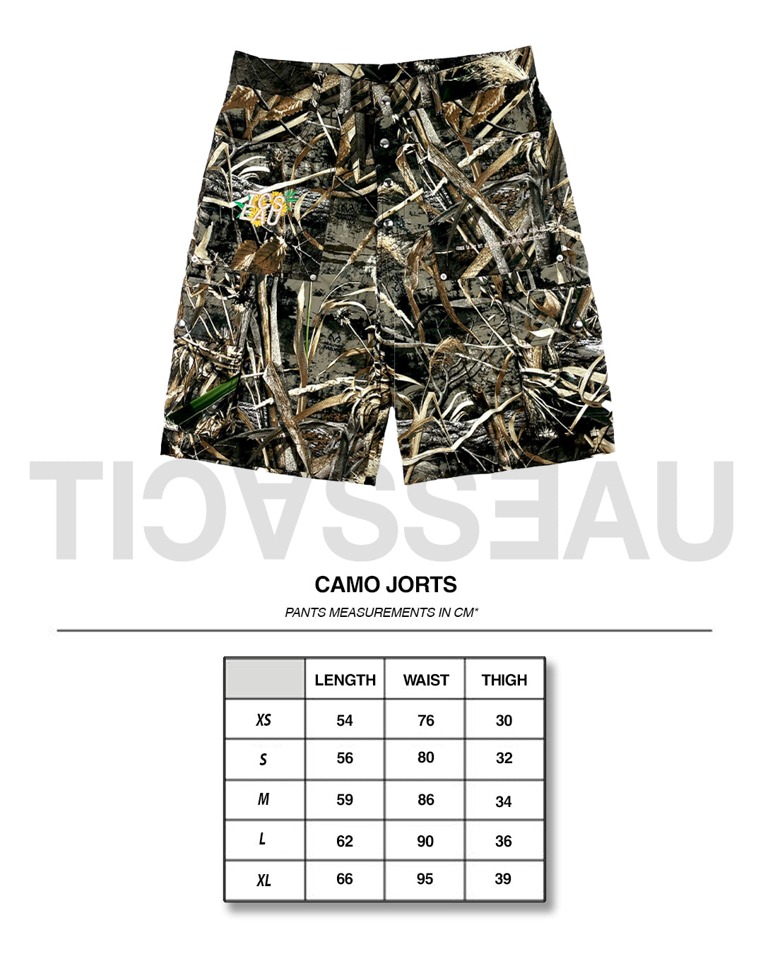 CAMO JORTS - Thermal Print