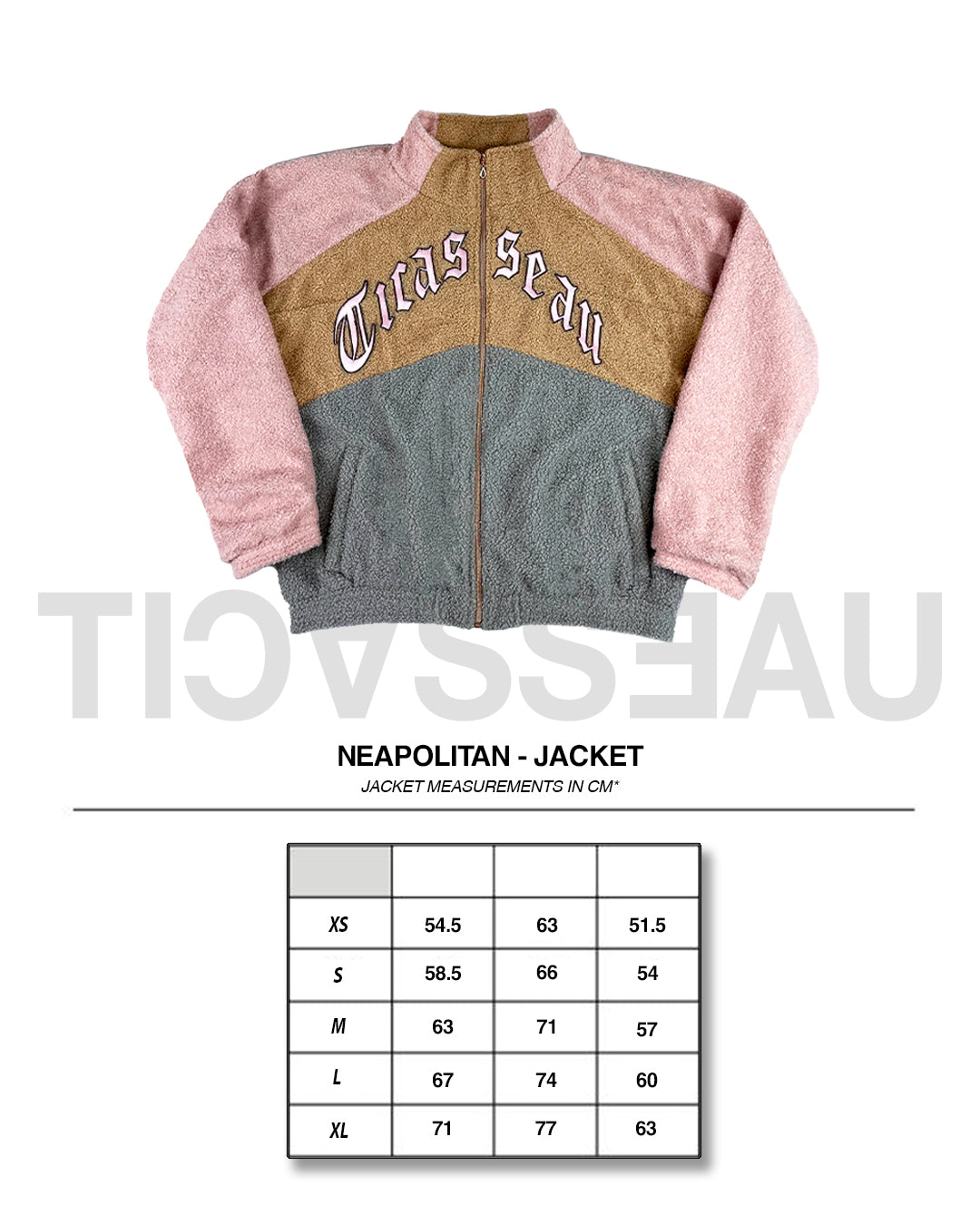 NEAPOLITAN - Multicolor Sherpa Jacket