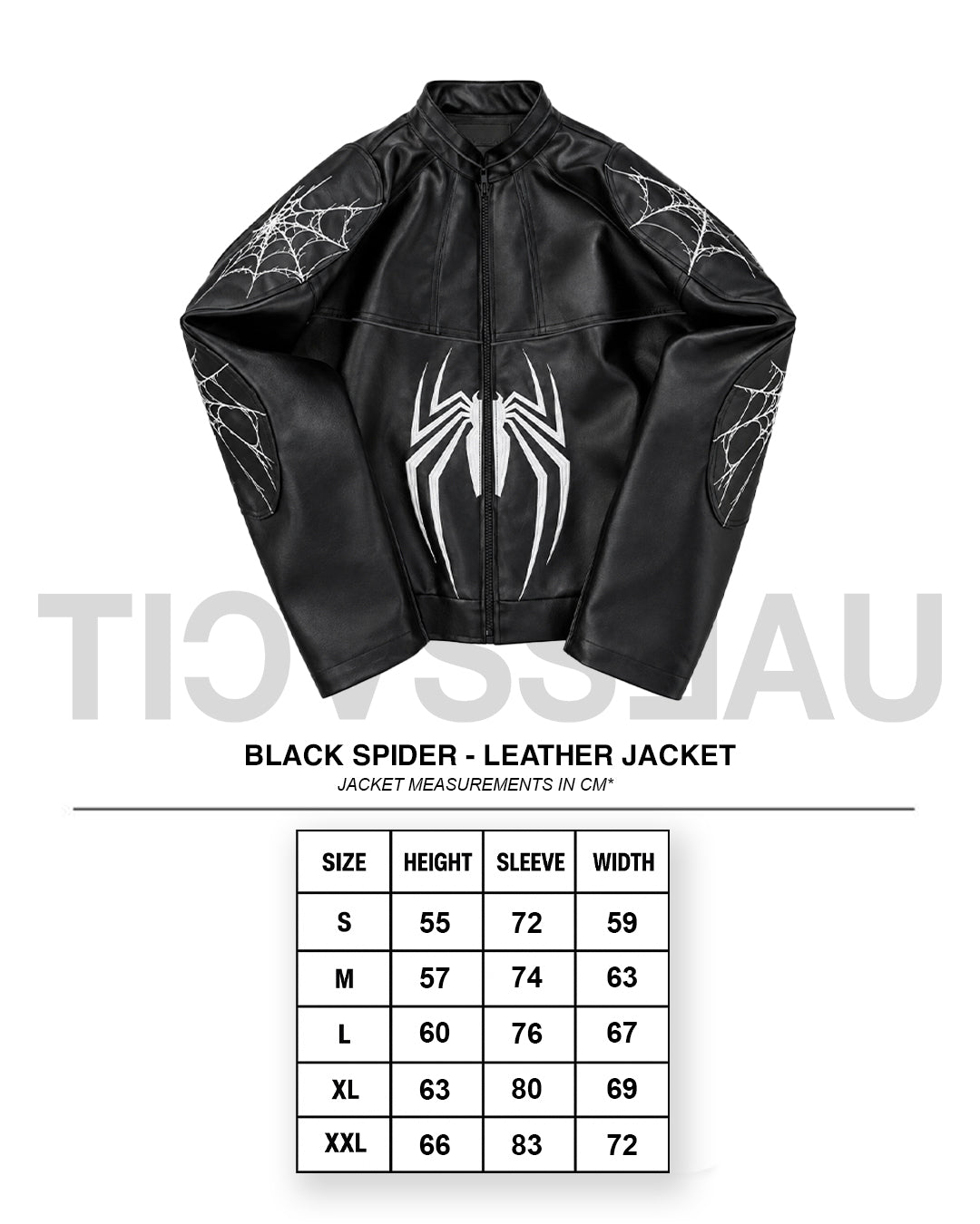 BLACK SPIDER - Leather Jacket
