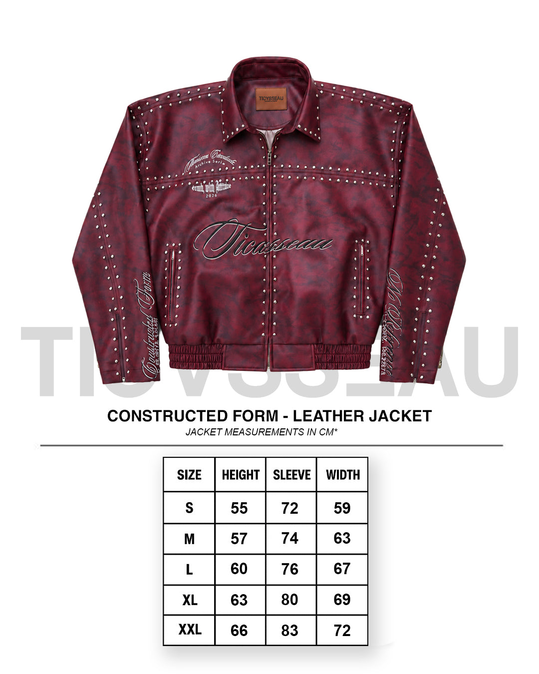 CONSTRUCTED FORM - Leather Jacket