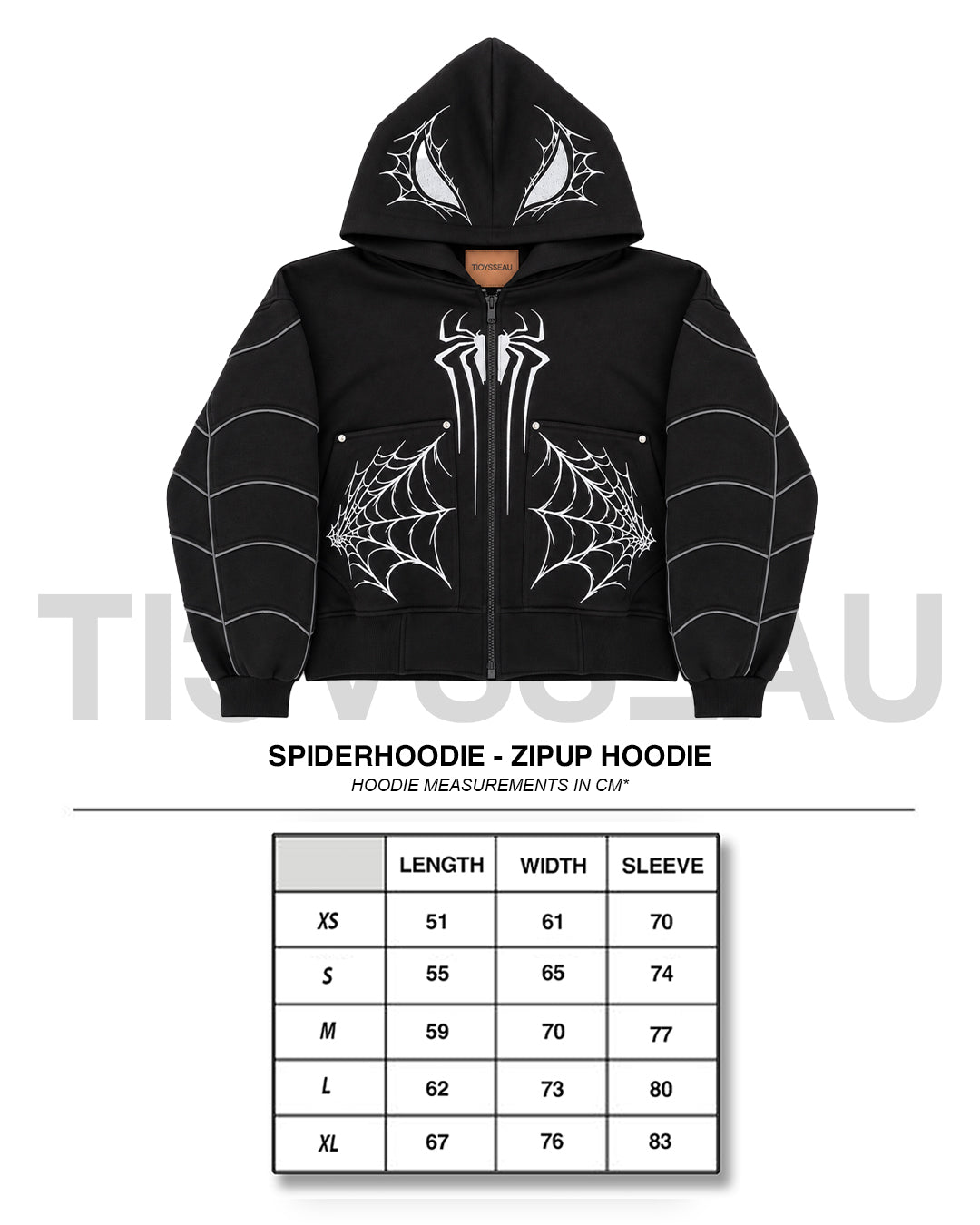 SPIDER HOODIE - Zipup Hoodie