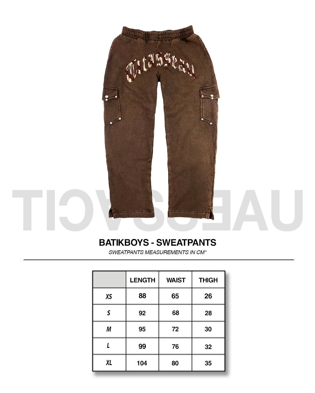 BATIKBOYS - Brown Washed Sweatpants