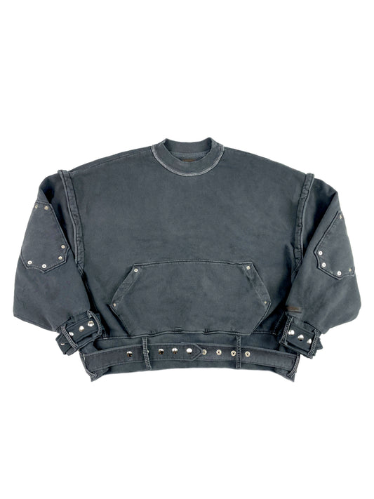 ABSENT CHATTELS - Gray Washed Sweatshirt