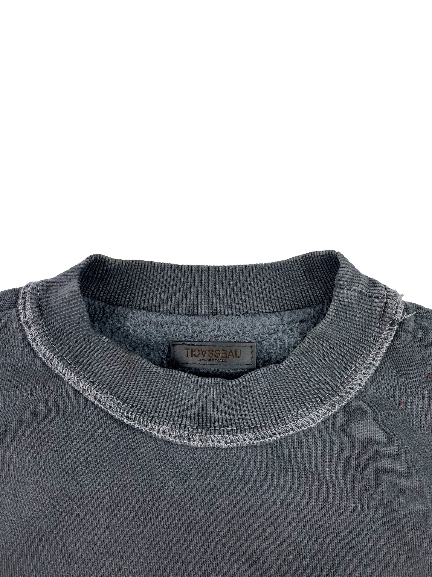 ABSENT CHATTELS - Gray Washed Sweatshirt